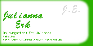julianna erk business card